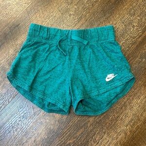 Nike Girls' Teal Green Athletic Shorts